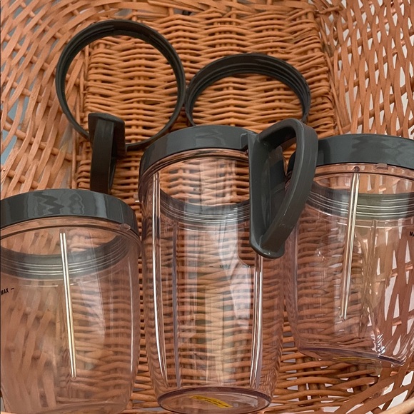 Gray Blender Cup Set with Handles - Picture 7 of 7